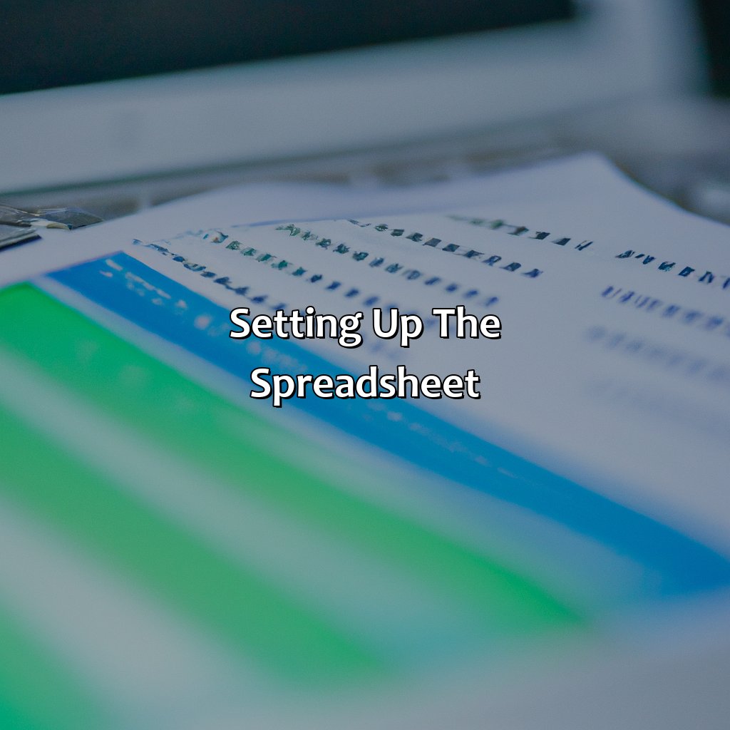 Setting up the Spreadsheet-how to make an investment spreadsheet?, 