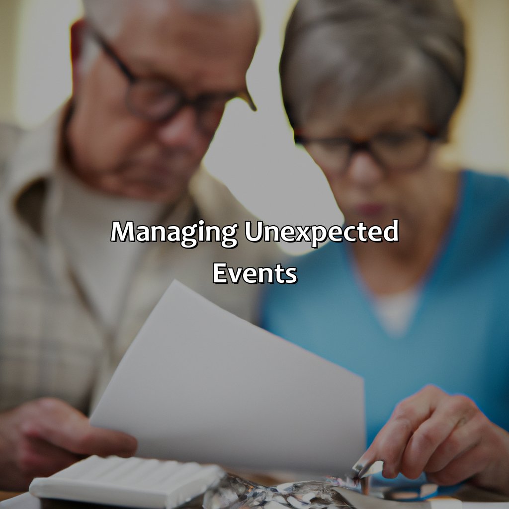 Managing unexpected events-how to make your money last in retirement?, 