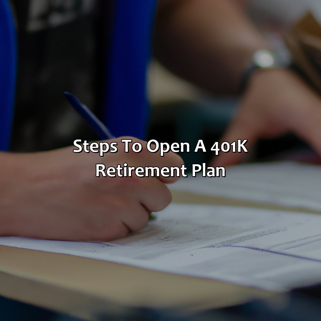 Steps to open a 401k retirement plan-how to open a 401 k retirement plan?, 