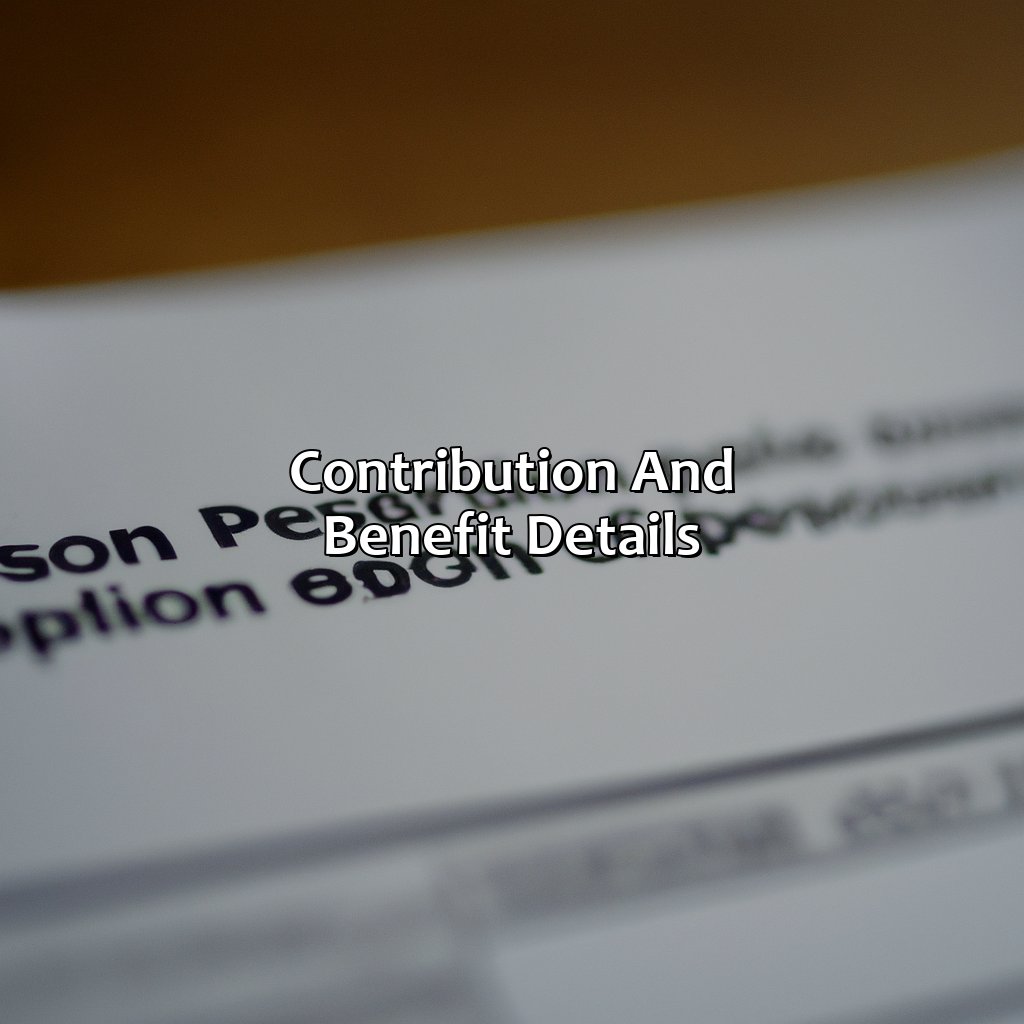 Contribution and Benefit Details-how to open new pension scheme account?, 