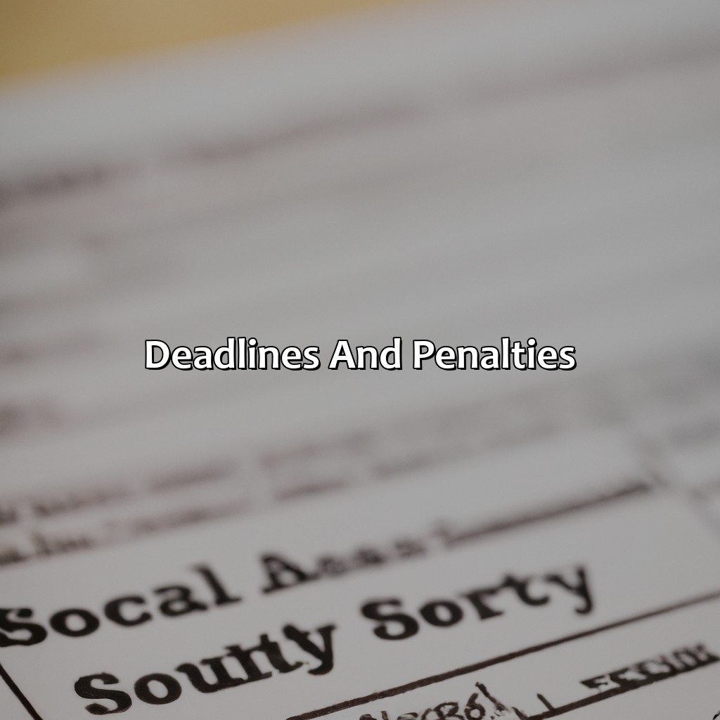 Deadlines and Penalties-how to pay social security self employed?, 