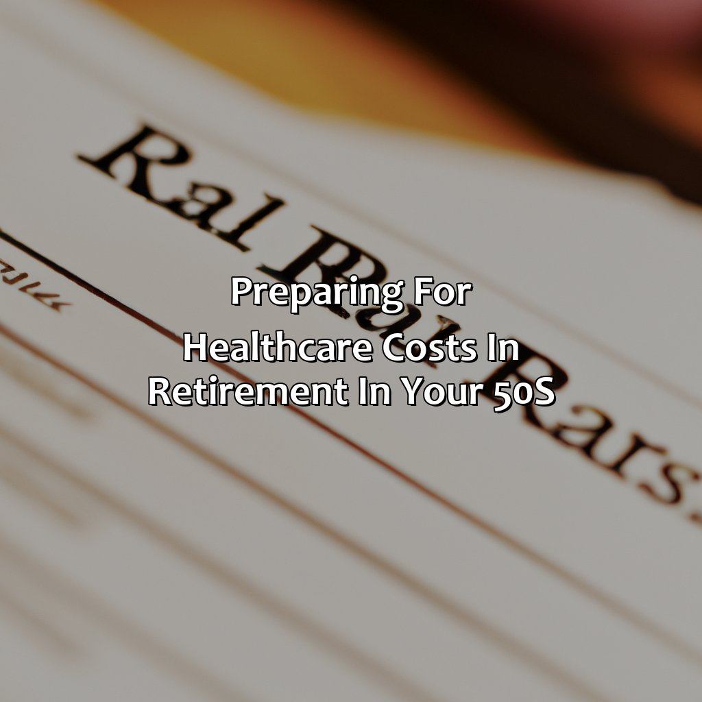 Preparing for Healthcare Costs in Retirement in your 50