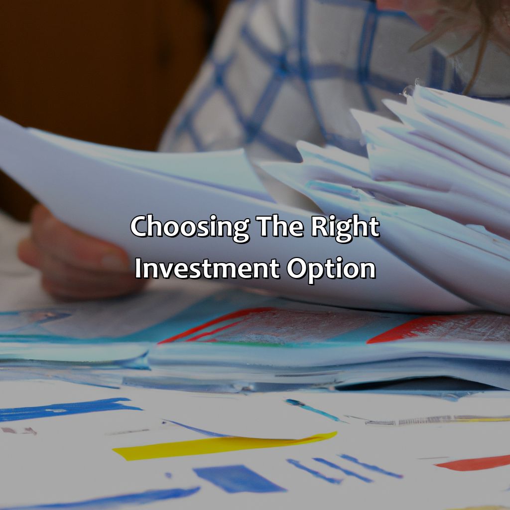 Choosing the Right Investment Option-how to plan investment?, 