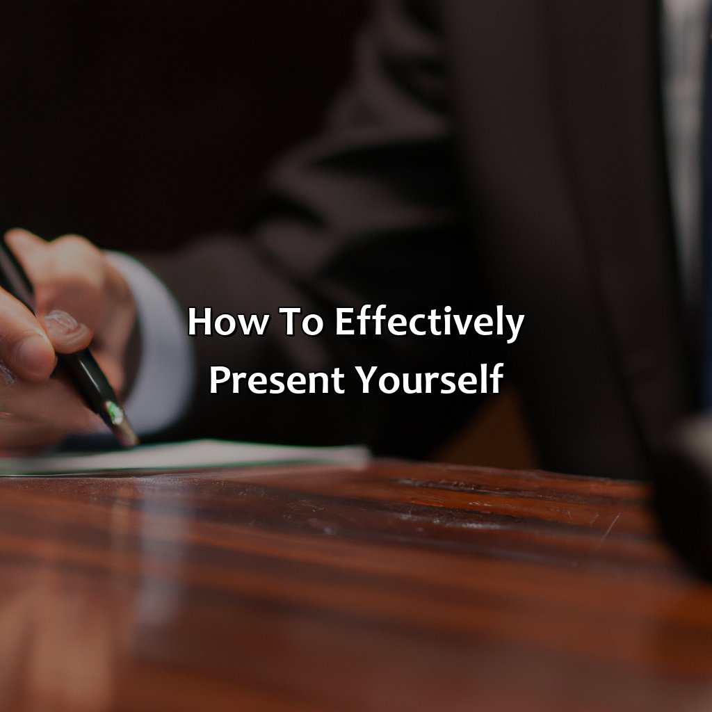 How to Effectively Present Yourself-how to prep for investment banking interview?, 