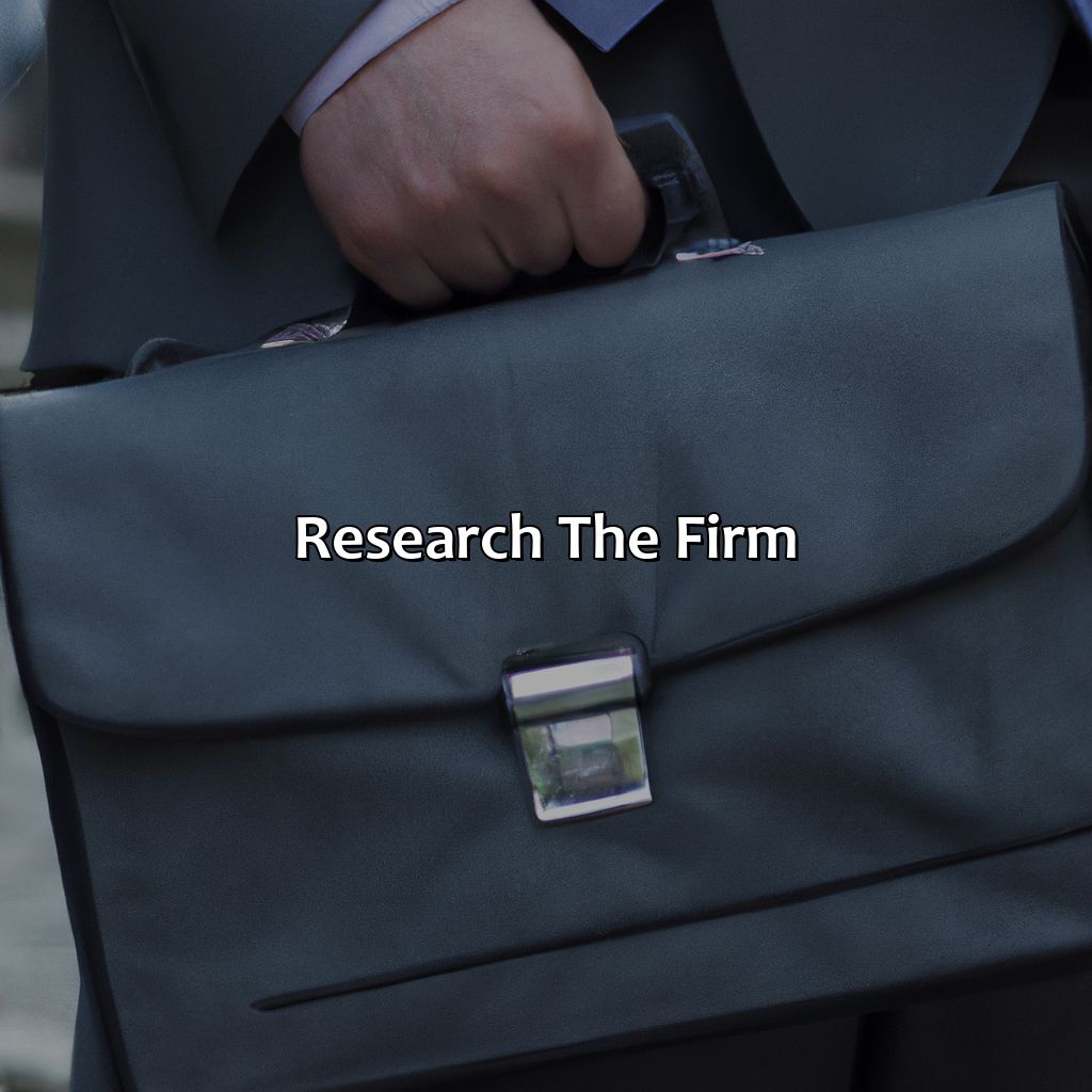 Research the Firm-how to prep for investment banking interview?, 