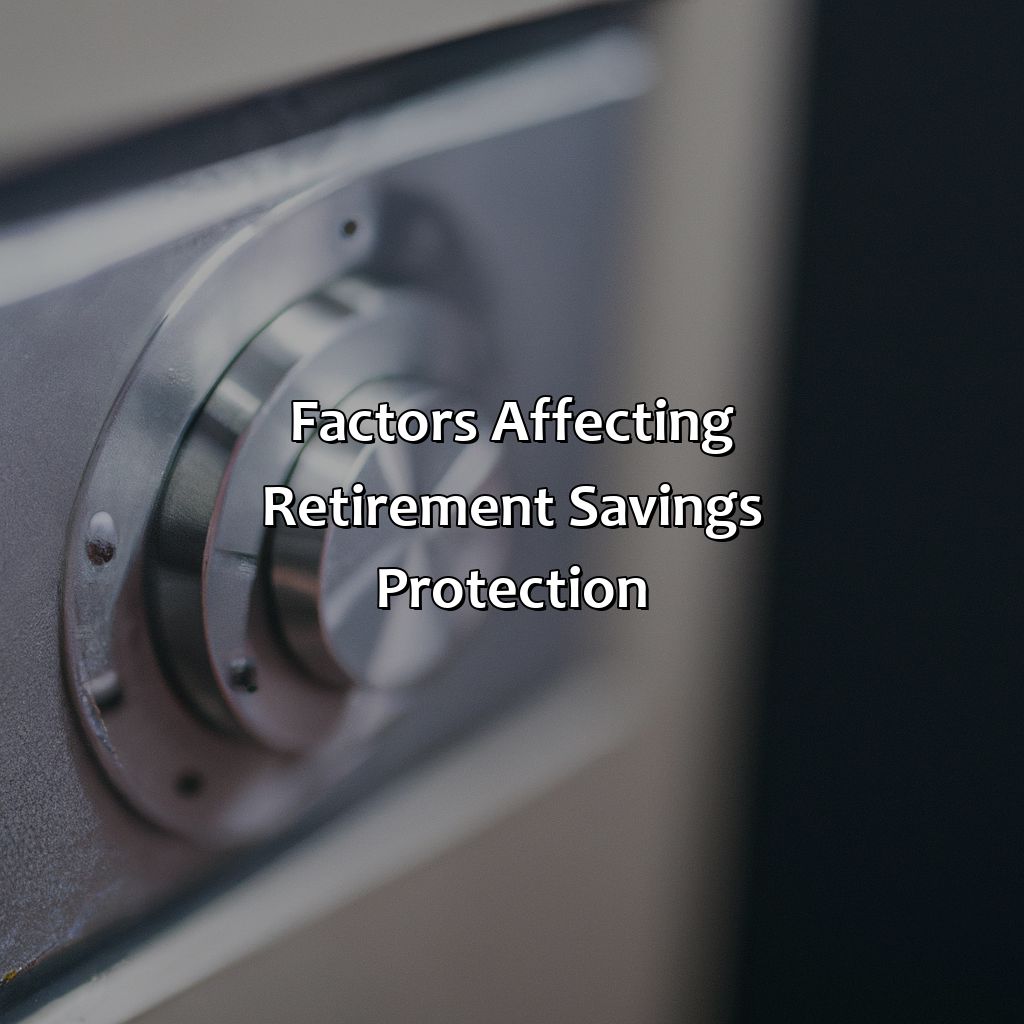 Factors Affecting Retirement Savings Protection-how to protect retirement savings?, 