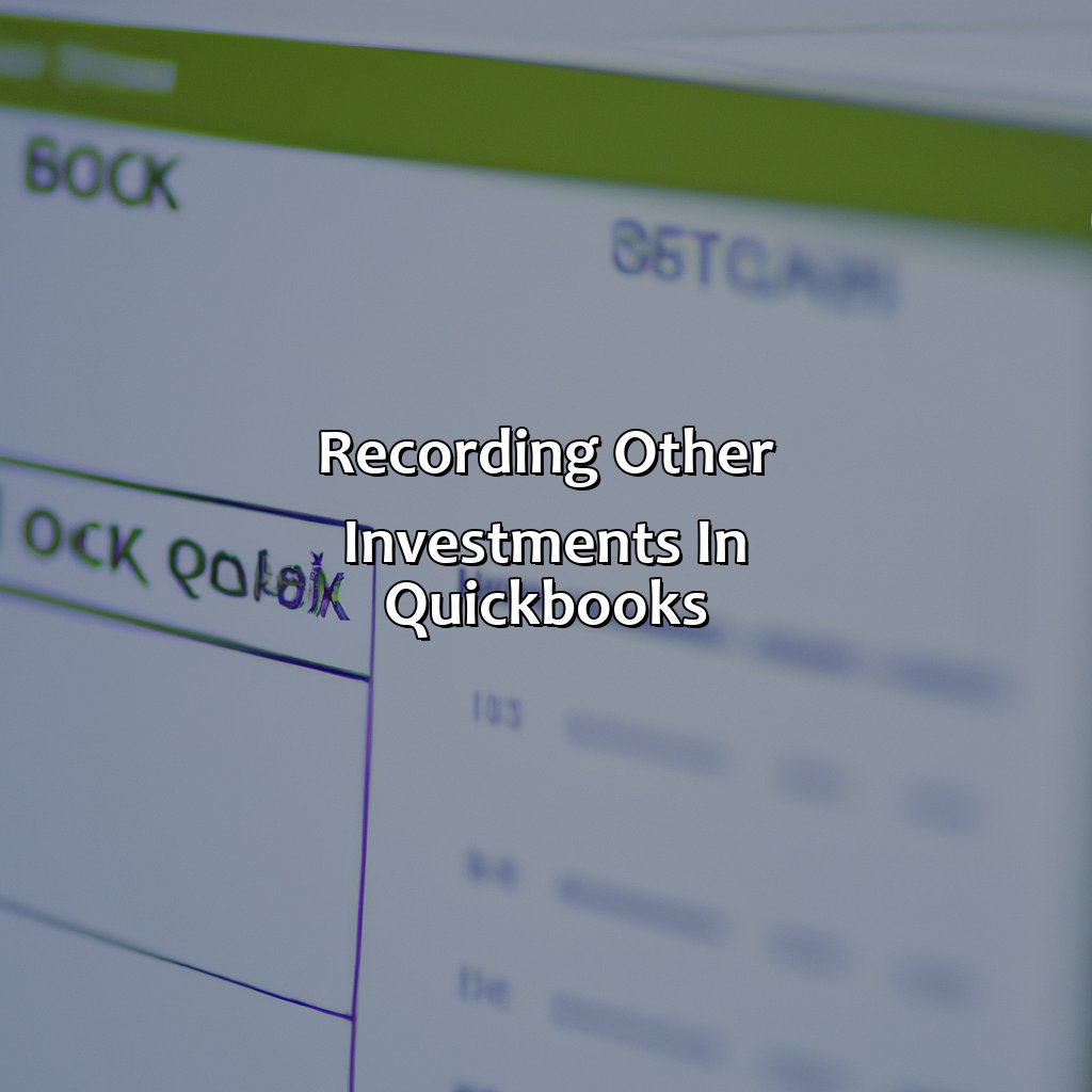 Recording Other Investments in QuickBooks-how to record investment in quickbooks?, 