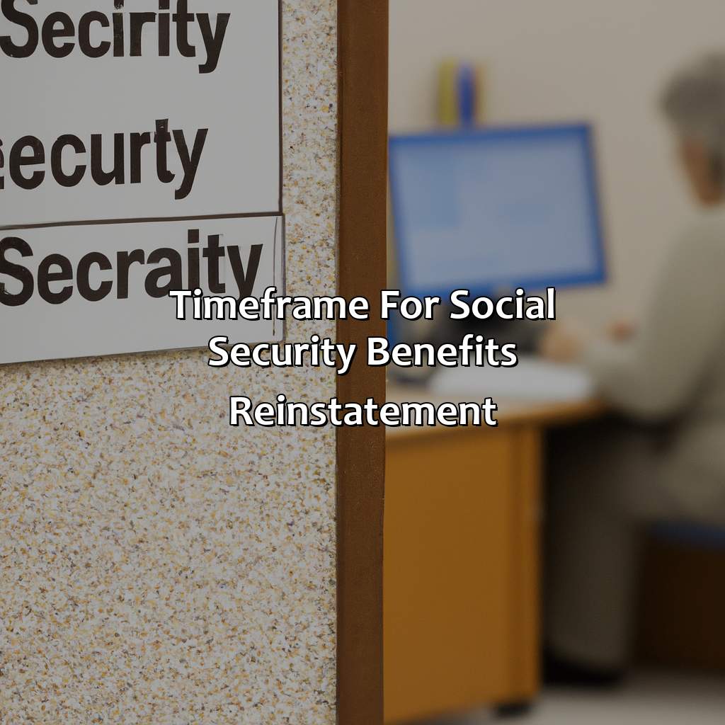 Timeframe for Social Security Benefits Reinstatement-how to reinstate social security benefits?, 