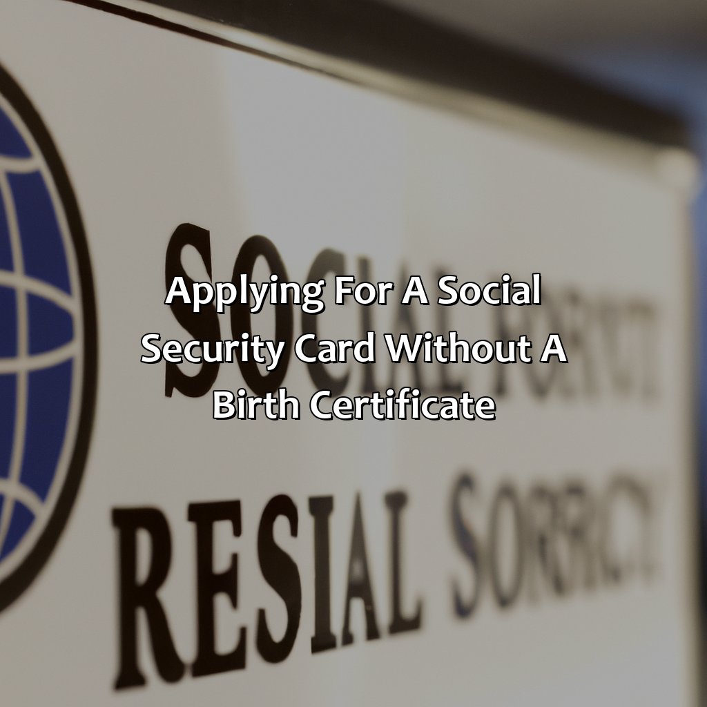 Applying for a Social Security card without a birth certificate-how to replace social security card without birth certificate?, 