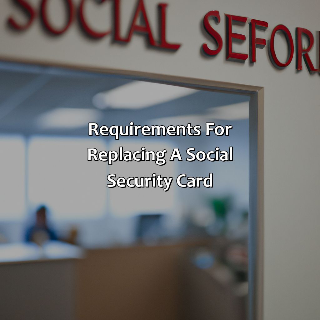 Requirements for replacing a Social Security card-how to replace social security card without birth certificate?, 