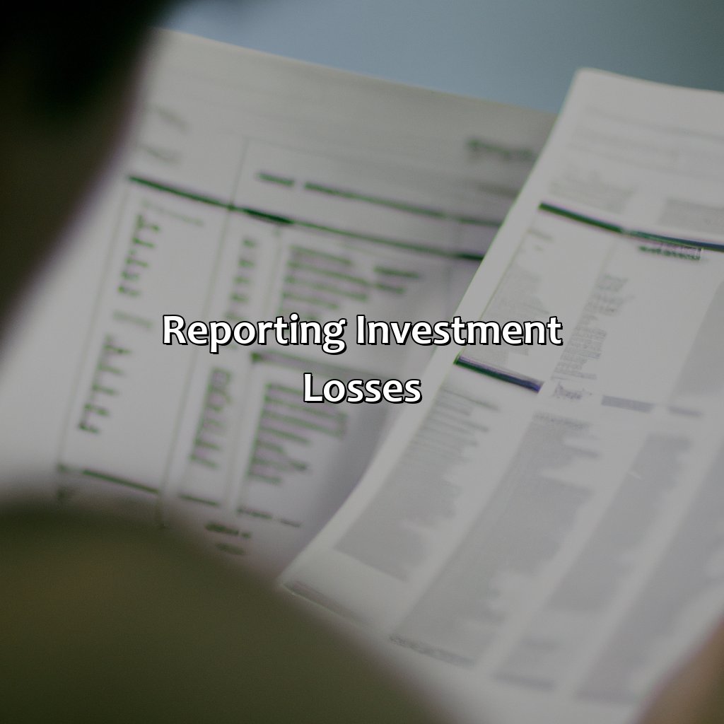 Reporting Investment Losses-how to report investment losses?, 