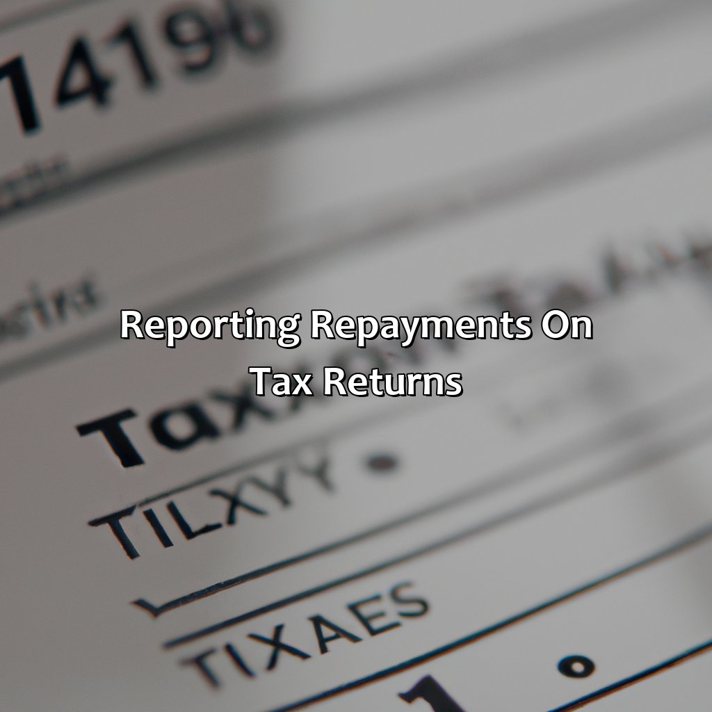 Reporting Repayments on Tax Returns-how to report repayment of social security benefits on tax return?, 