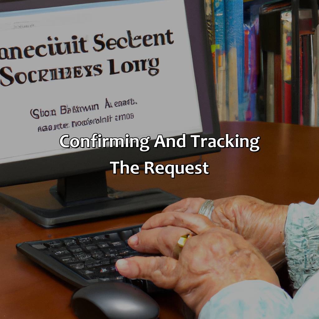 Confirming and Tracking the Request-how to request social security benefits online?, 