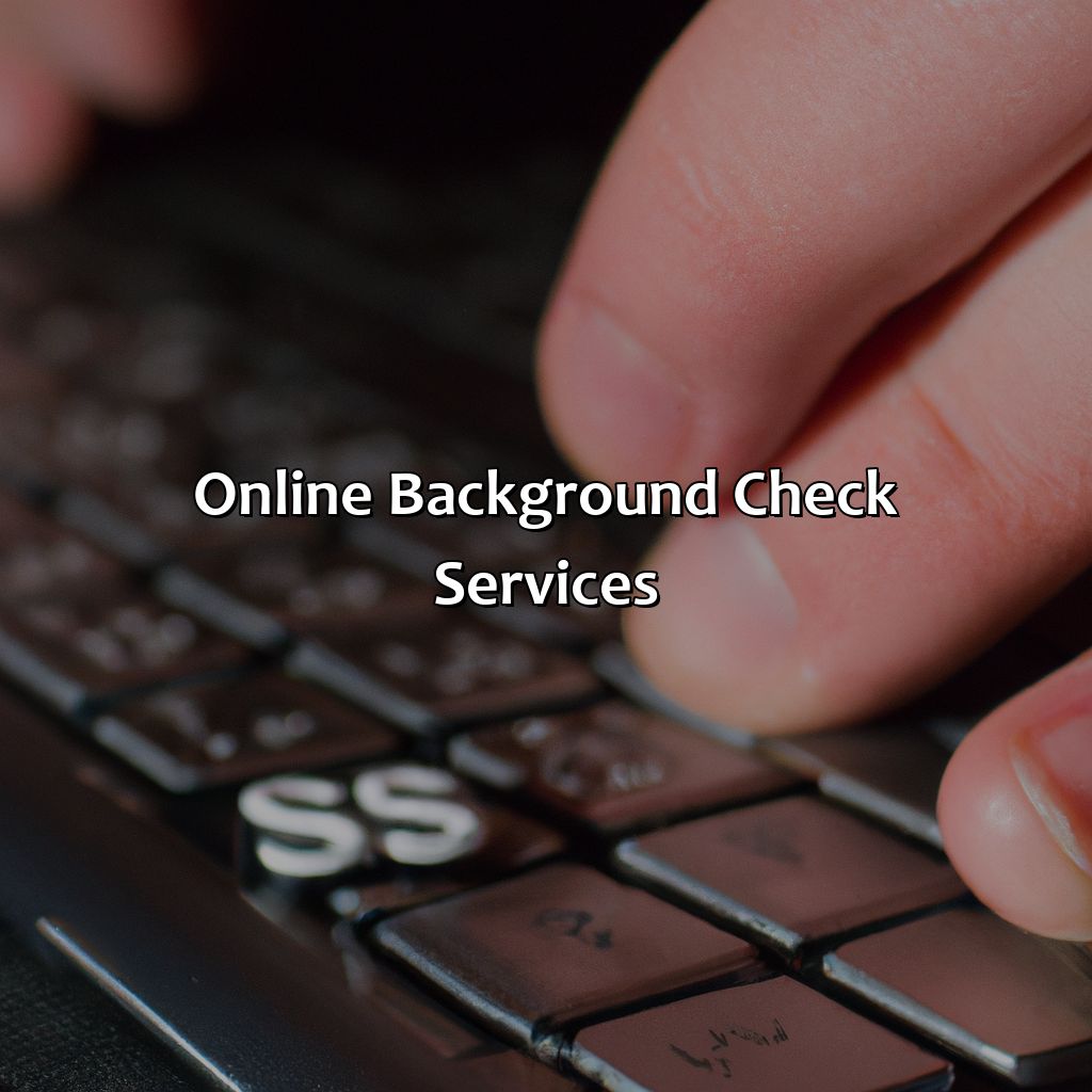 Online Background Check Services-how to run a background check with social security number?, 