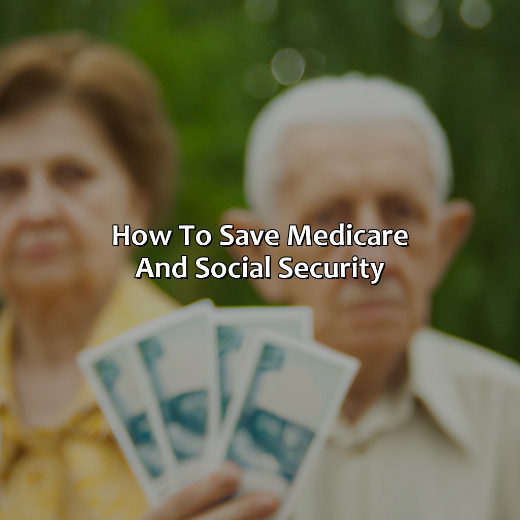 How To Save Medicare And Social Security?