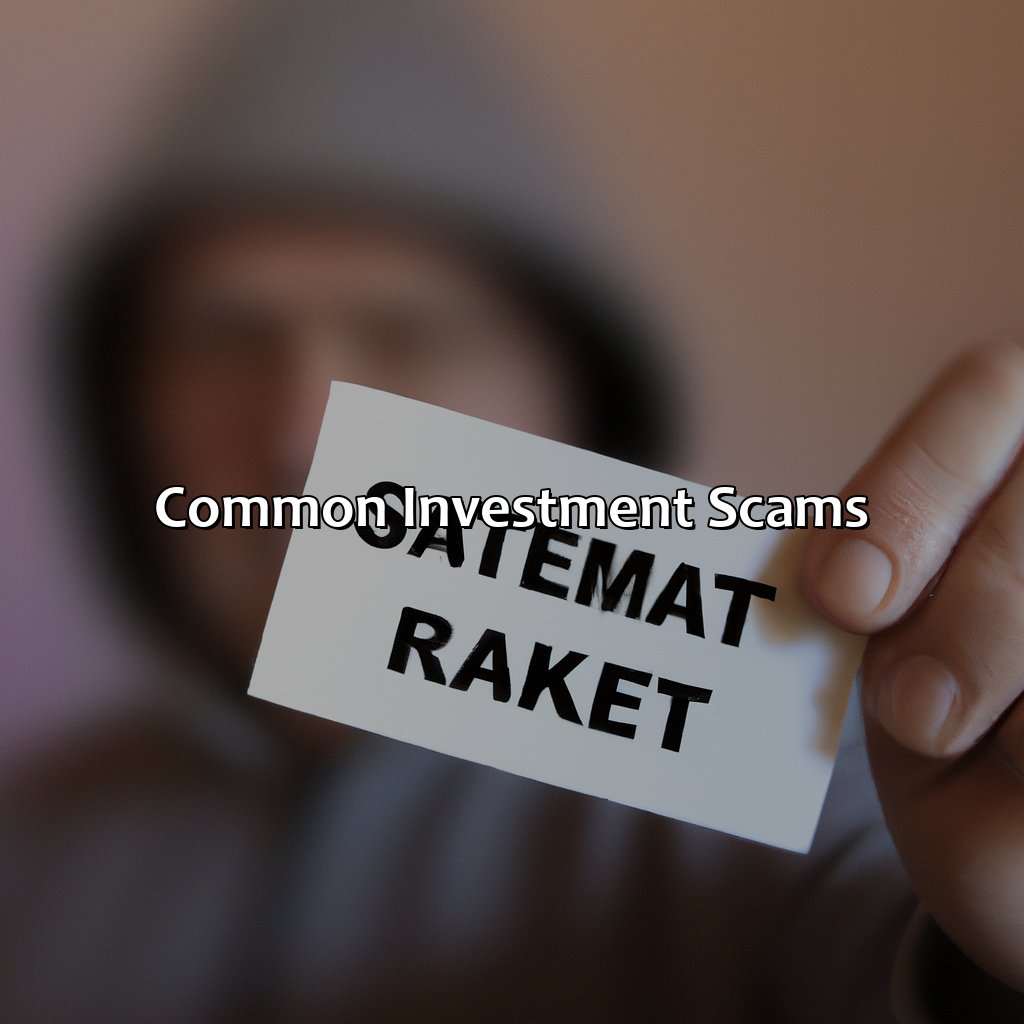 Common Investment Scams-how to spot an investment scam?, 