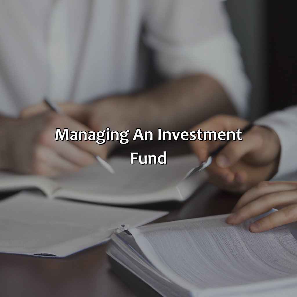 Managing an Investment Fund-how to start a investment fund?, 