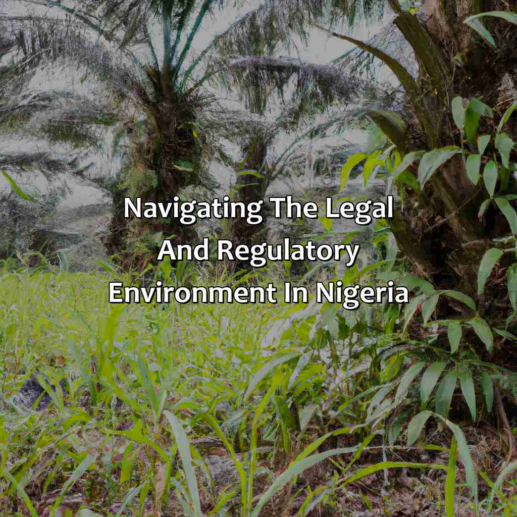 Navigating the Legal and Regulatory Environment in Nigeria-how to start palm oil investment in nigeria?, 