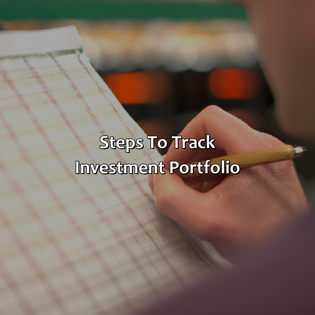 Steps to track investment portfolio-how to track investment portfolio?, 