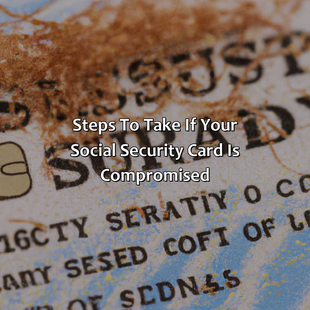 Steps to Take if Your Social Security Card is Compromised-how to use your social security card anonymous?, 