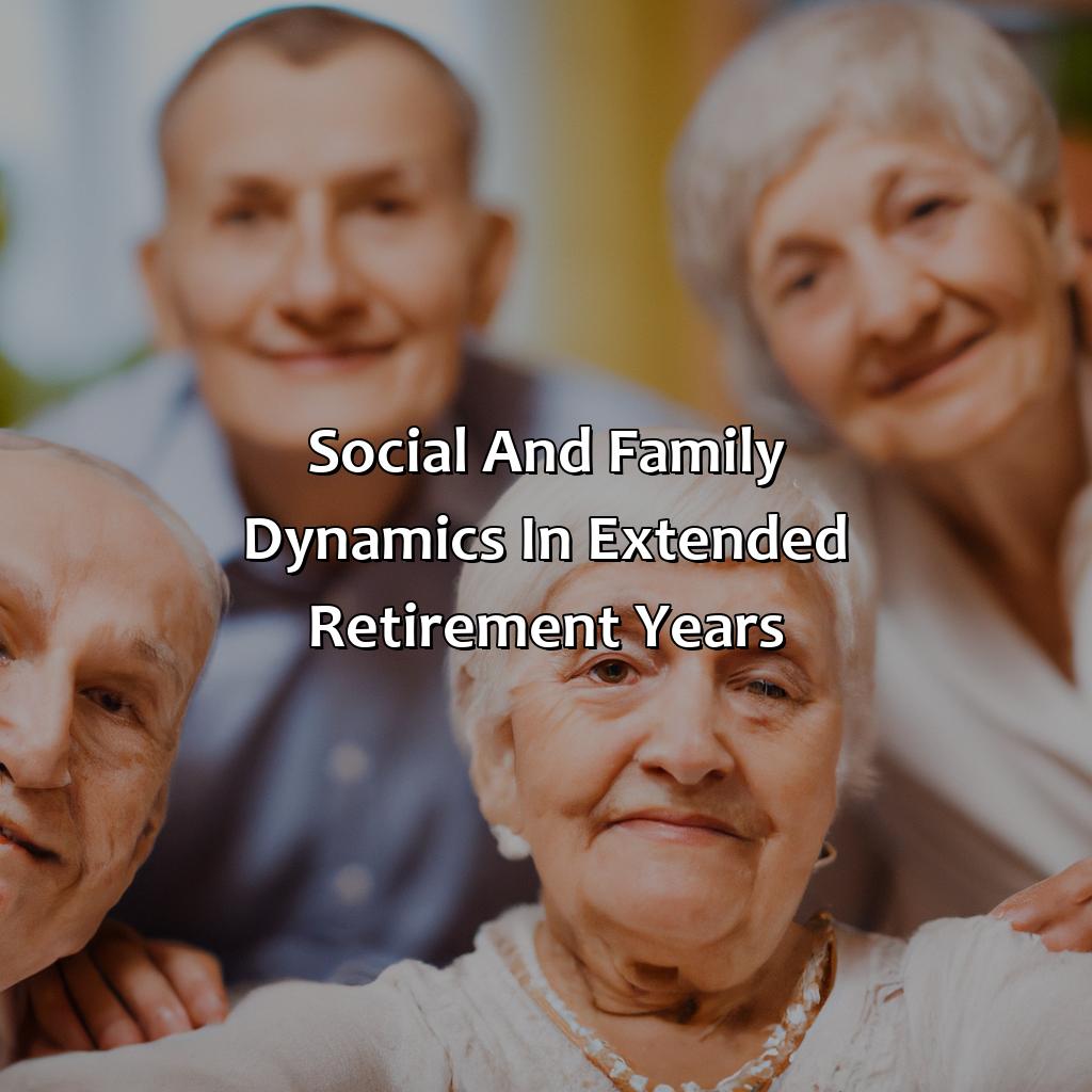 Social and family dynamics in extended retirement years-how will living longer affect my retirement?, 