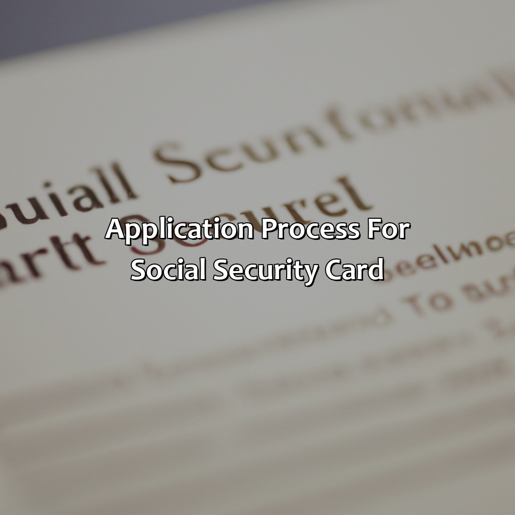 Application Process for Social Security Card-what all do i need to get a social security card?, 