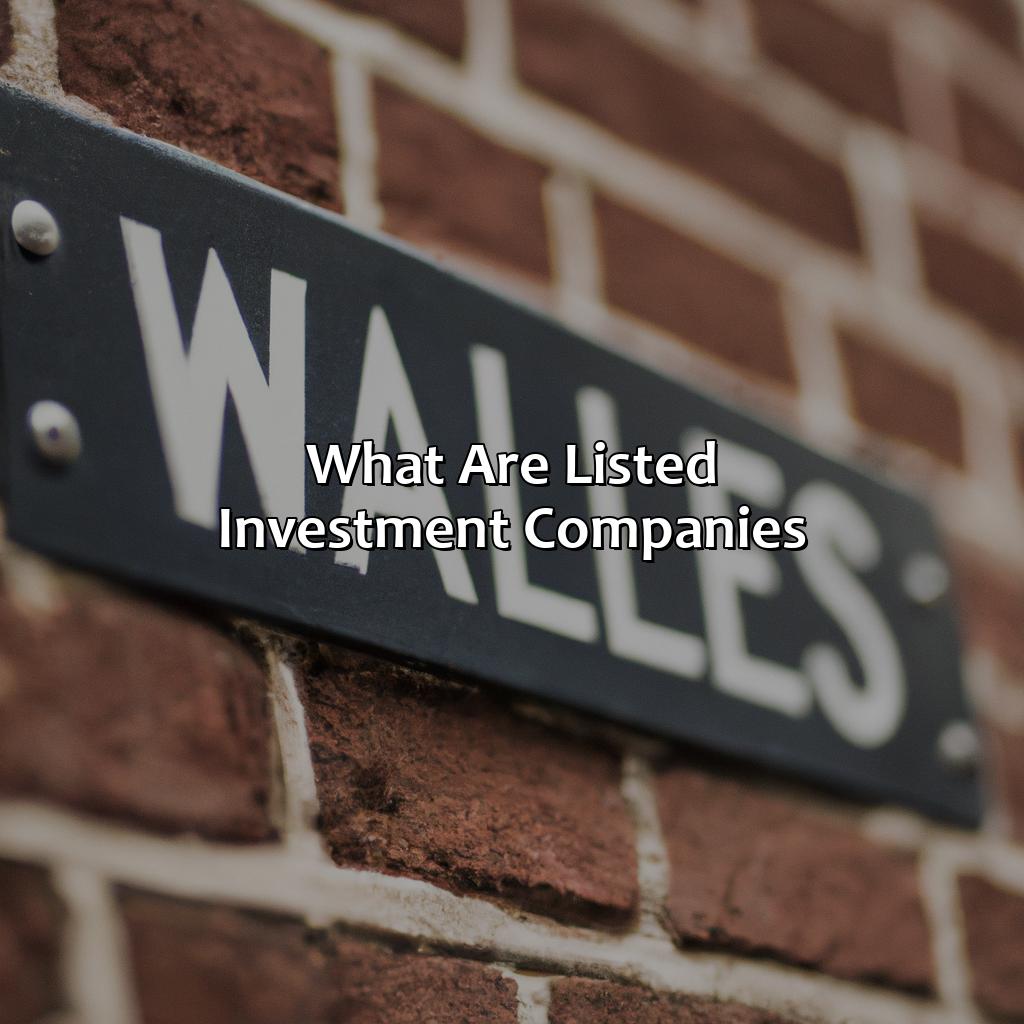 What Are Listed Investment Companies?