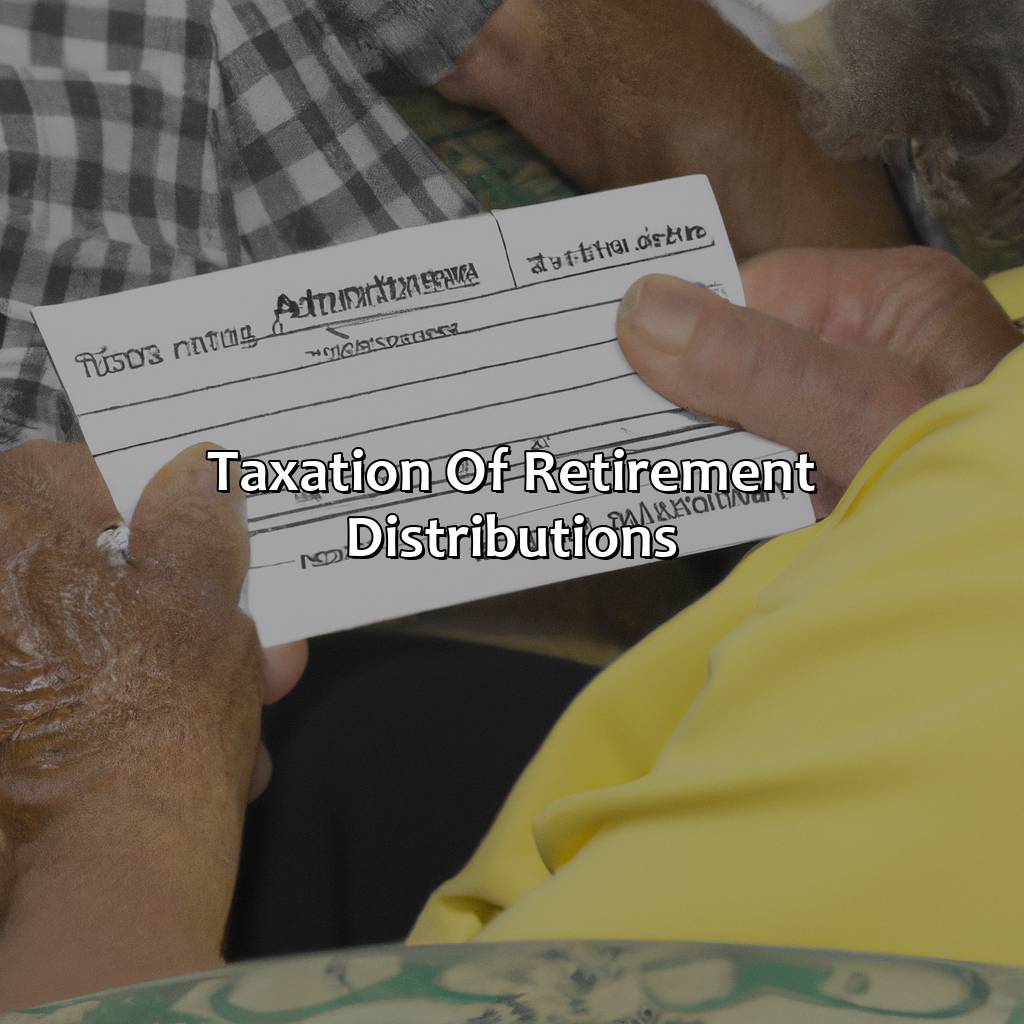 Taxation of Retirement Distributions-what are retirement distributions?, 