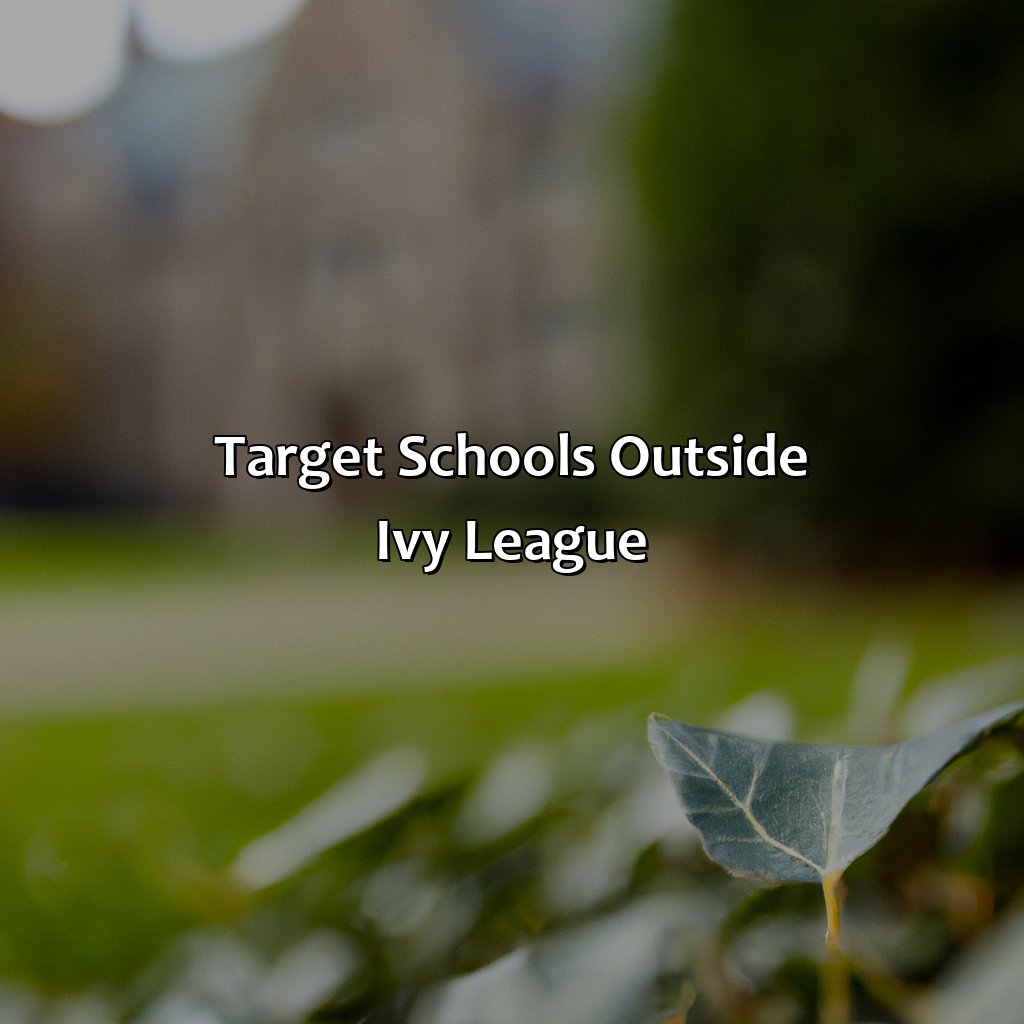 Target Schools Outside Ivy League-what are the target schools for investment banking?, 