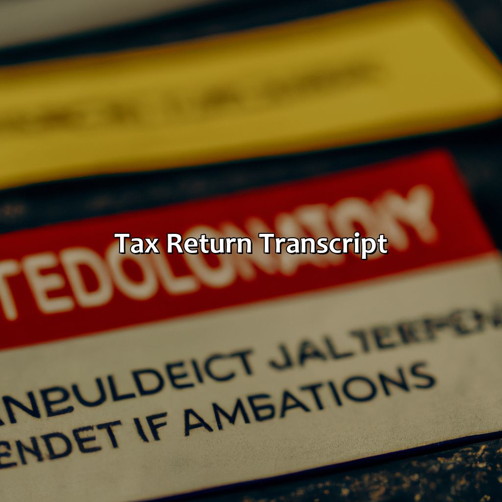 Tax Return Transcript-what can i use instead of social security card for employment?, 