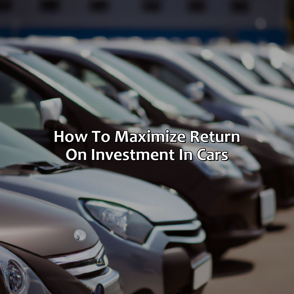 How to maximize return on investment in cars-what car is a good investment?, 