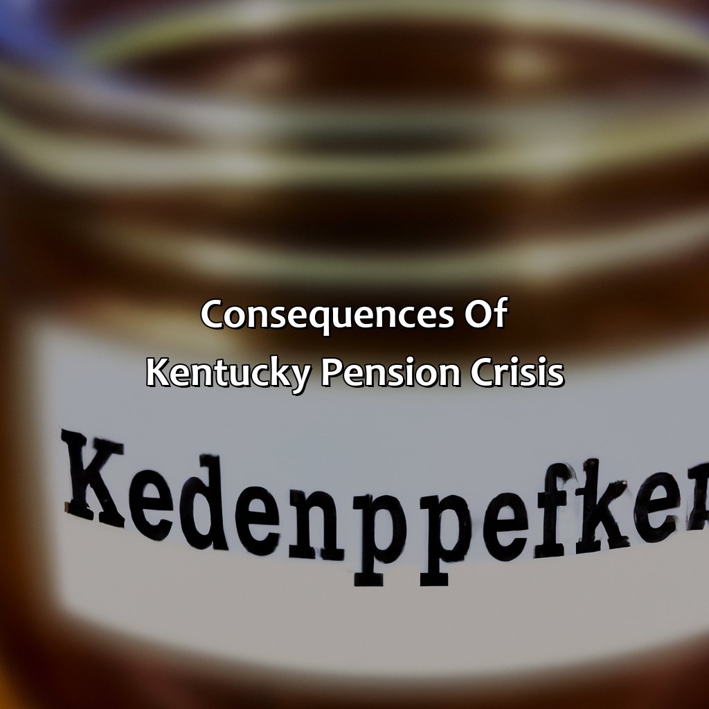 Consequences of Kentucky pension crisis-what caused the kentucky pension crisis?, 