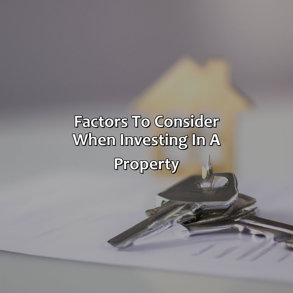 Factors to consider when investing in a property-what constitutes an investment property?, 