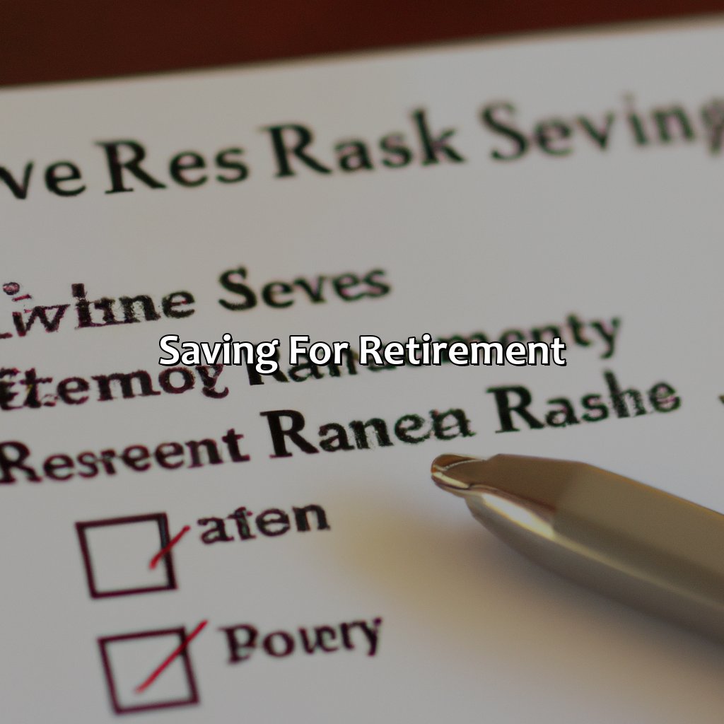 Saving for Retirement-what do you need for retirement?, 