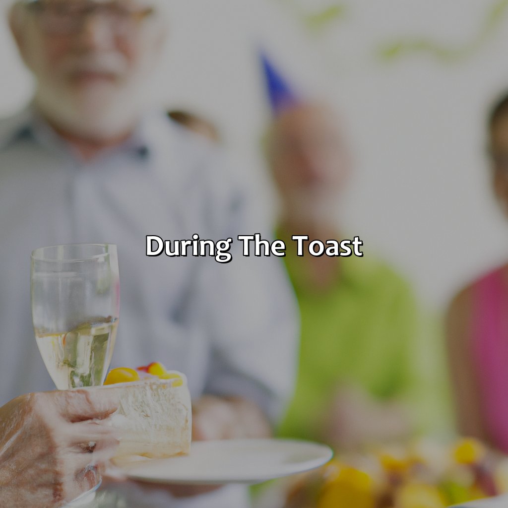 During the Toast-what do you say in a retirement toast?, 