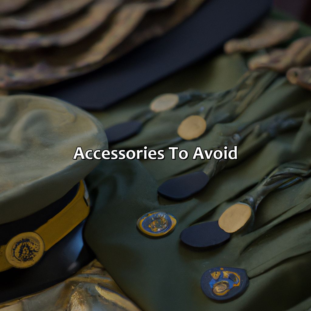 Accessories to Avoid-what do you wear to a military retirement ceremony?, 