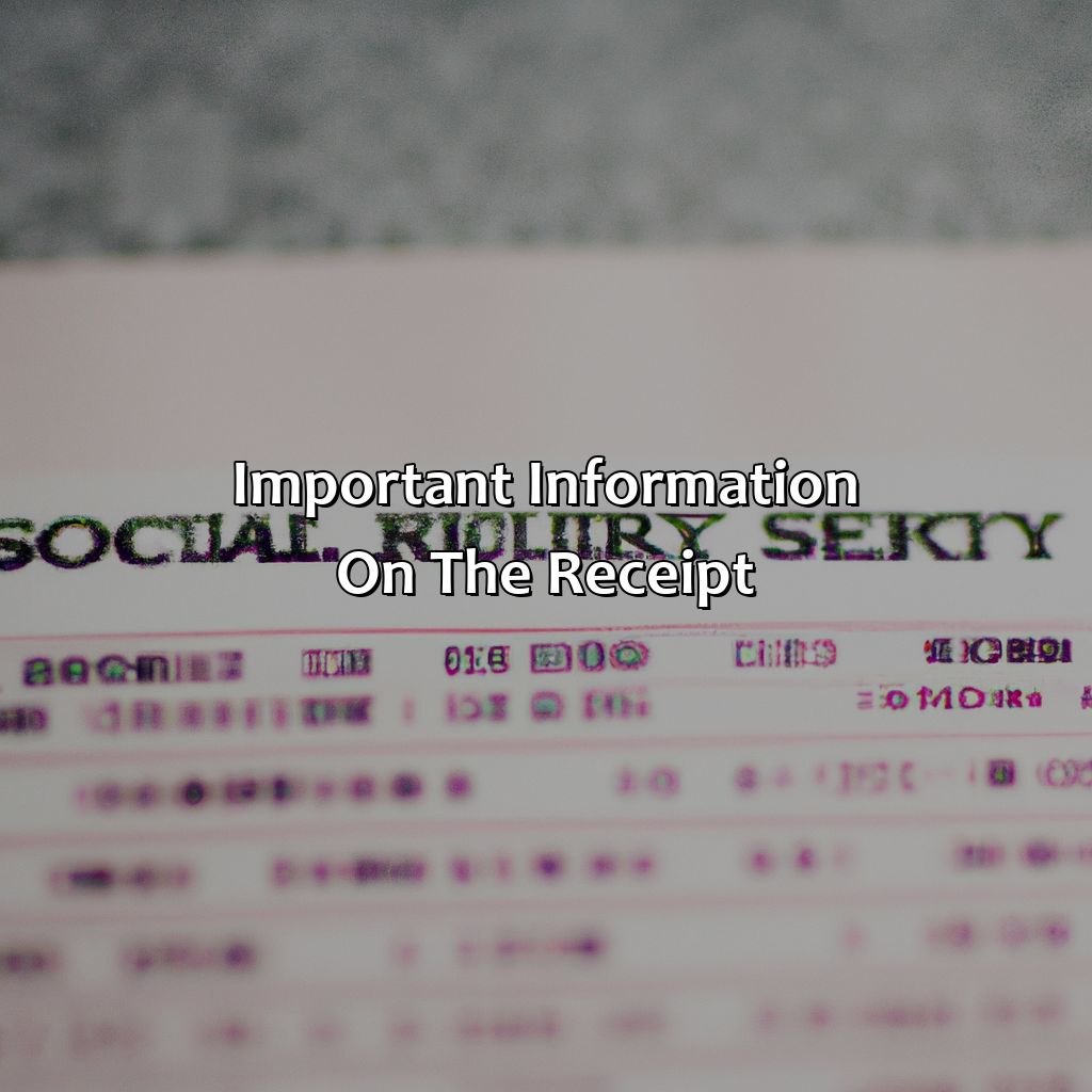 Important Information on the Receipt-what does a social security card replacement receipt look like?, 