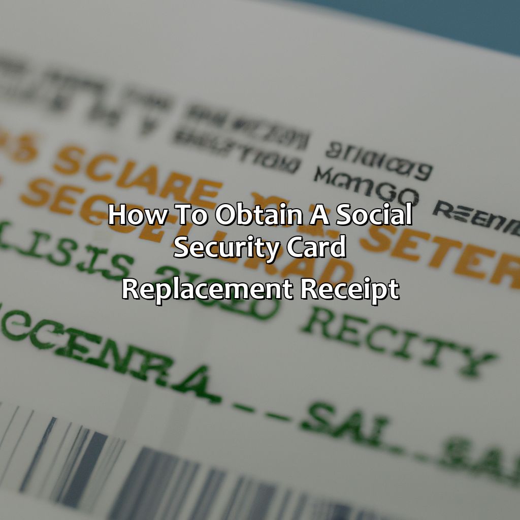 How to Obtain a Social Security Card Replacement Receipt-what does a social security card replacement receipt look like?, 