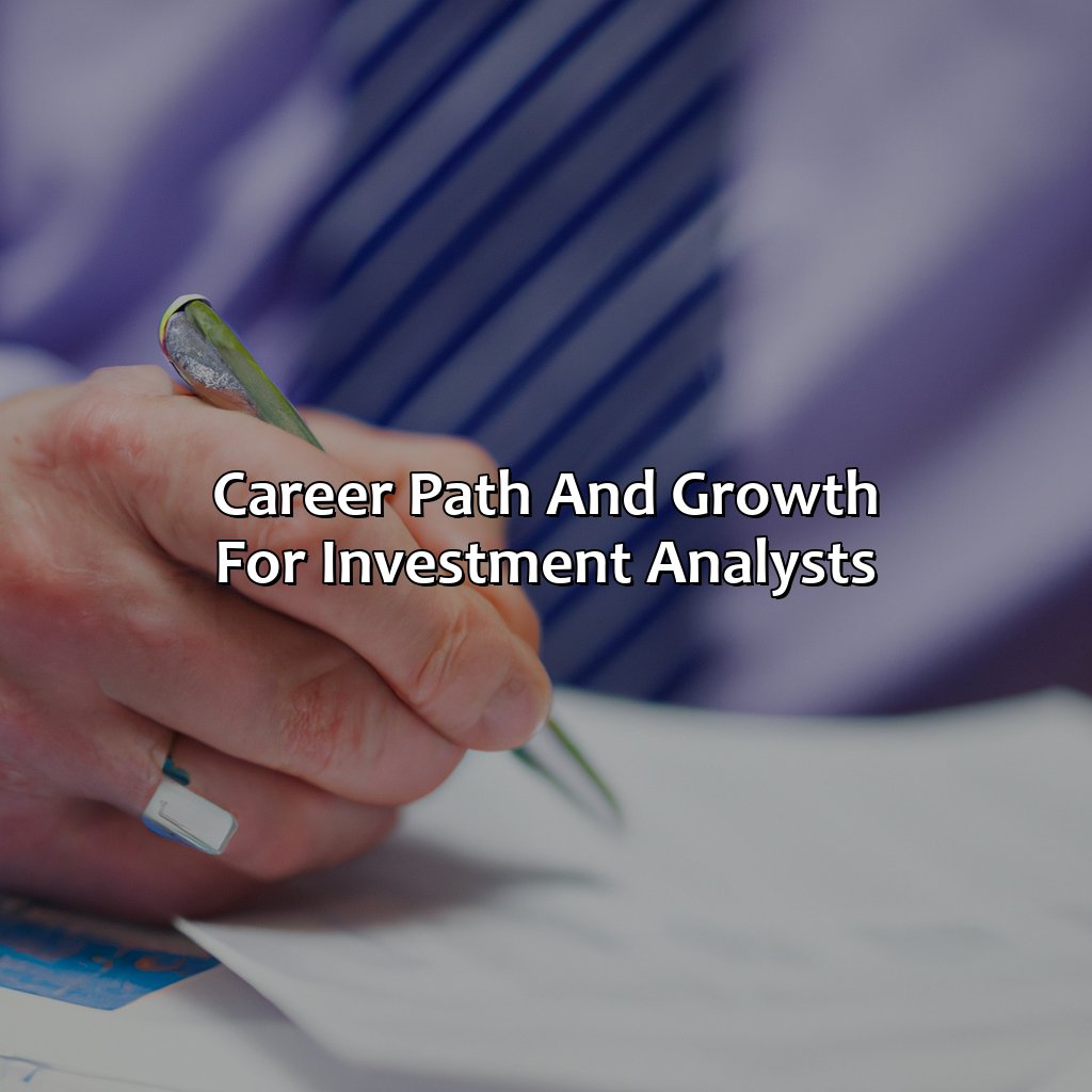 Career Path and Growth for Investment Analysts-what does an investment analyst do?, 