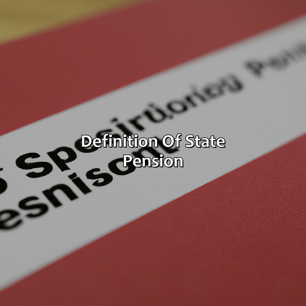 Definition of State Pension-what does contracting out of state pension mean?, 