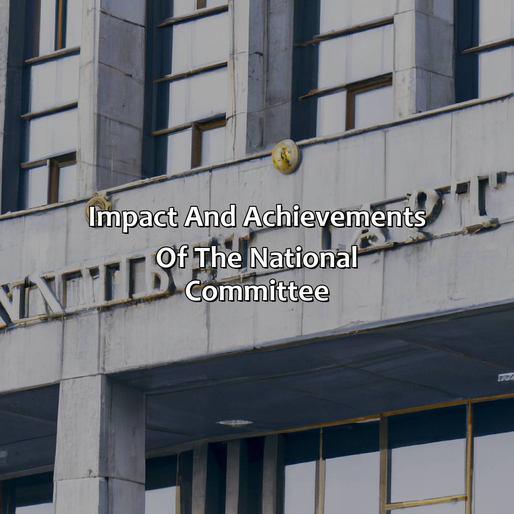 Impact and Achievements of the National Committee-what does the national committee to preserve social security and medicare do?, 