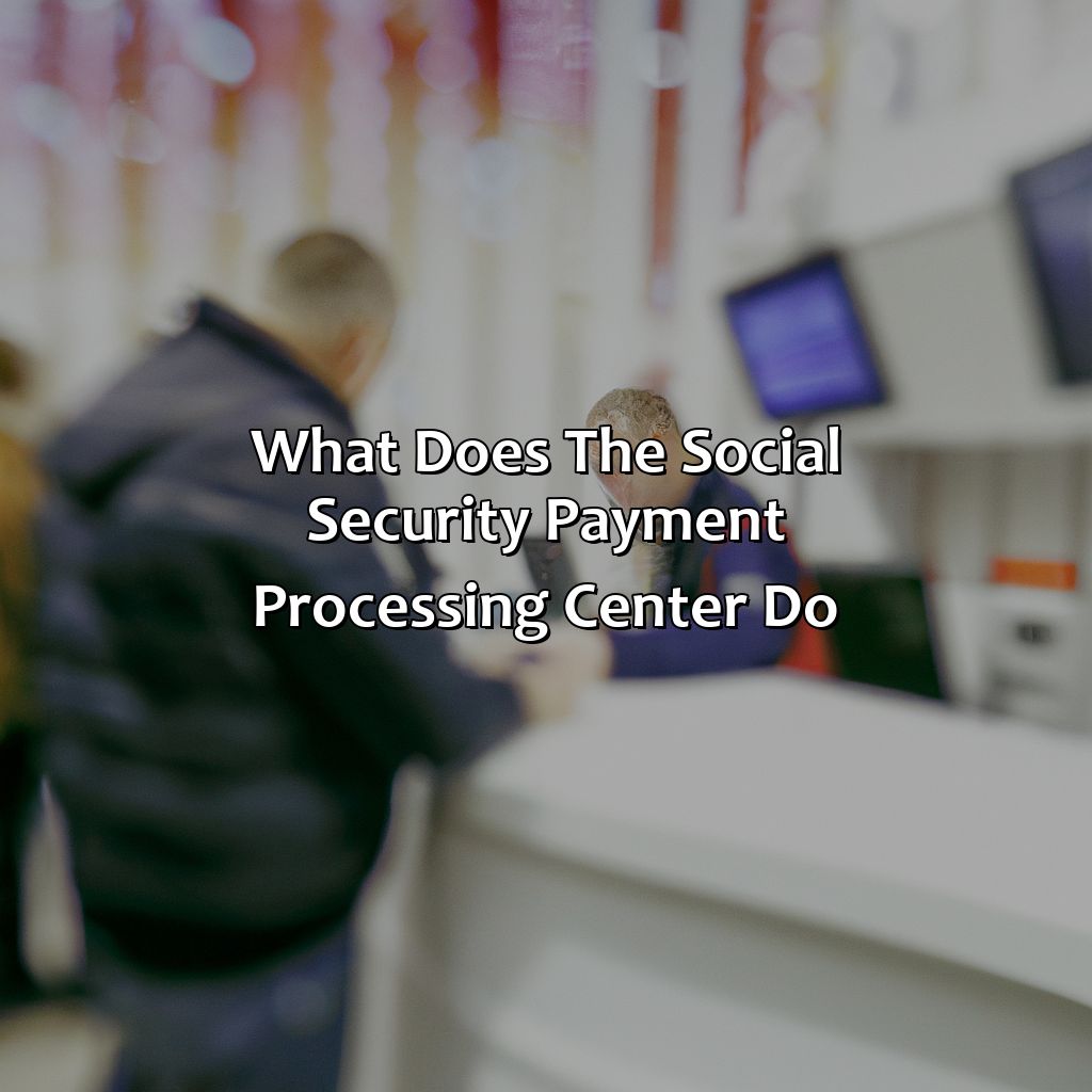 What Does The Social Security Payment Processing Center Do?