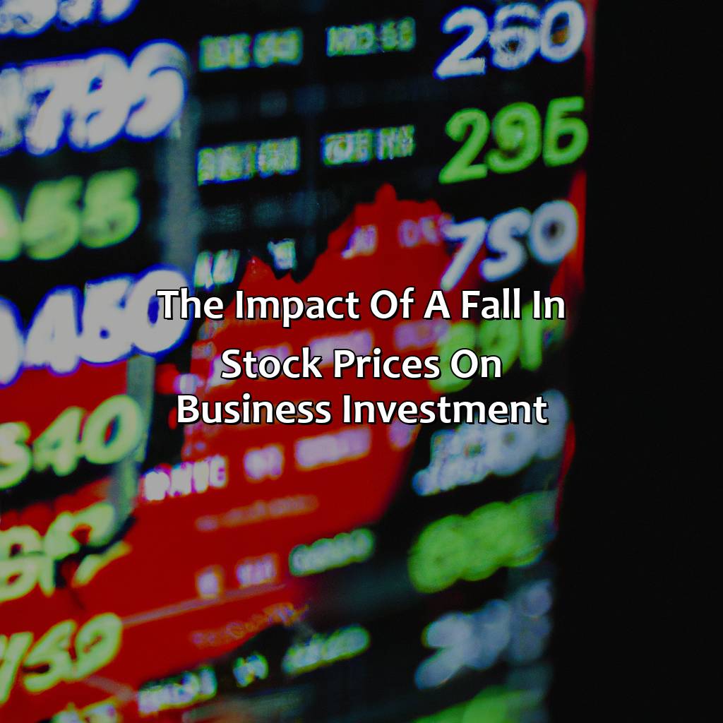 The Impact of a Fall in Stock Prices on Business Investment-what effect might a fall in stock prices have on business investment?, 