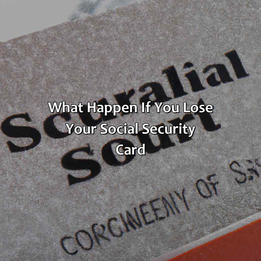 What Happen If You Lose Your Social Security Card?