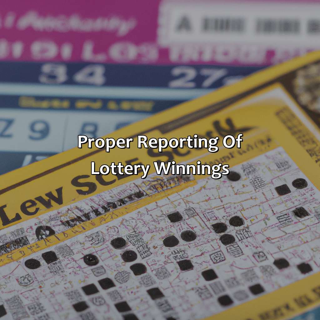 Proper Reporting of Lottery Winnings-what happens if you are on social security and win the lottery?, 