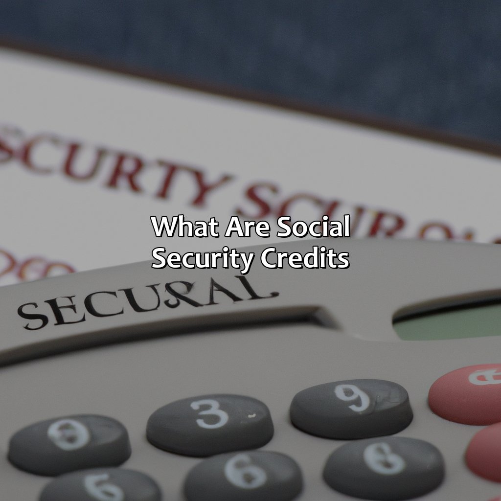 What are Social Security credits?-what happens if you don