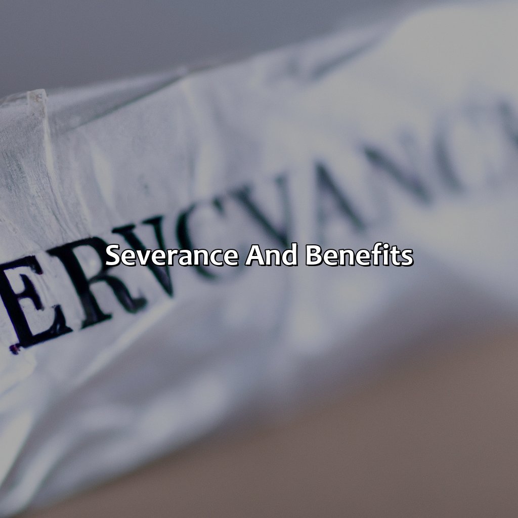 Severance and Benefits-what happens if you get fired before retirement?, 