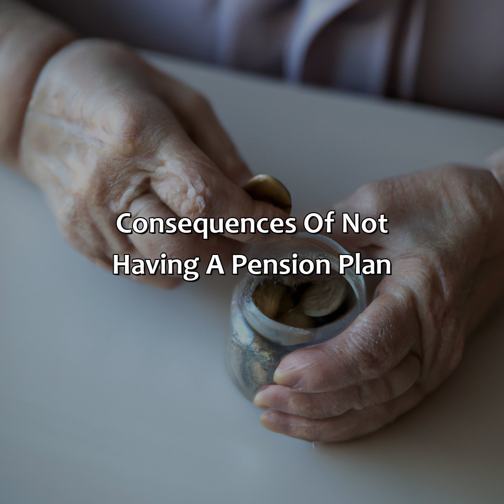 Consequences of not having a pension plan-what happens if you have no pension?, 