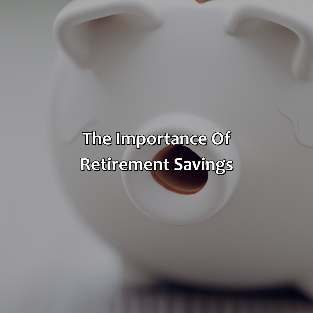 The Importance of Retirement Savings-what happens if you have no retirement savings?, 