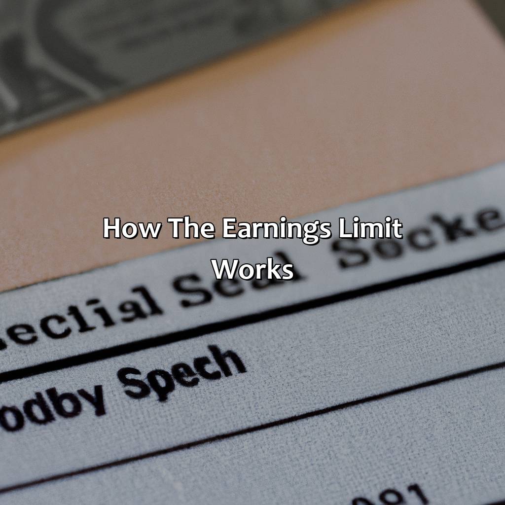 How the Earnings Limit Works-what happens if you make too much money while on social security?, 